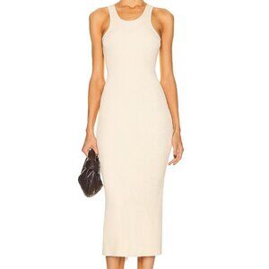 Toteme Seamless rib tank dress elderflower